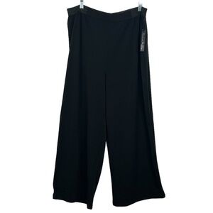 French Laundry Black Wide Leg Pants NWT 3X